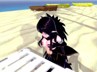 Semiramis FATE GRAND ORDER Sex on the beach 3D HENTAI