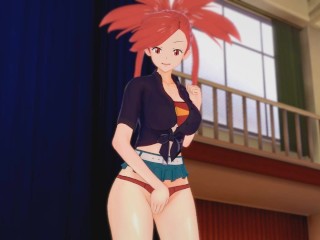 (3D Hentai)(Pokemon) Flannery masturbation (Asuna)