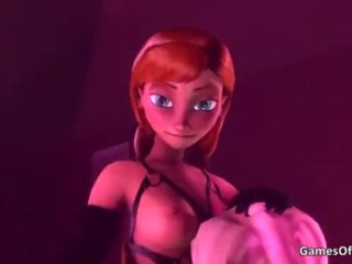 Frozen Anna Fucks Elsa