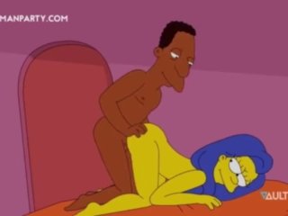 THE SIMPSONS - LENNY AND MARGE HARD SEX