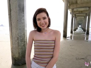 Real Teens - Petite Cute Grae Stoke Fucked On Porn Casting