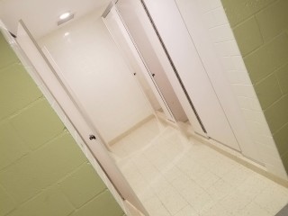 (Audio Only) Trans Girl Takes 9 Inch Toy in College Dorm Showers