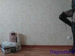 Magretta Dering domina femdom presentation: she wants to ass fuck you boy