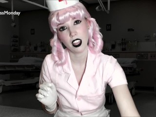 Goth Nurse Joy Gives You a Prostate Exam
