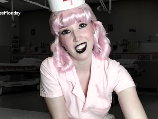 Goth Nurse Joy Gives You a Prostate Exam