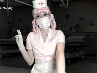 Goth Nurse Joy Gives You a Prostate Exam