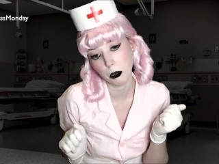 Goth Nurse Joy Gives You a Prostate Exam