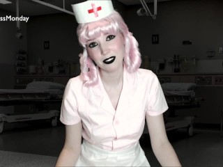 Goth Nurse Joy Gives You a Prostate Exam
