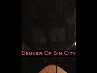 BUSTY Slutty Dreadhead show off her Double D’s | Denver Of Sin City