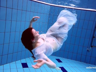 Polish teen Marketa underwater