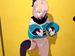 Fate/Grand Order - Okita Souji 3D Hentai