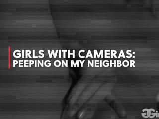 GirlGirl - Kali Roses Is Peeping On Her Neighbor Emily Willis