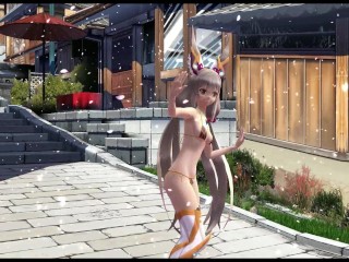 【MMD R-18】 Kimiiro ni Somaru / Xenoblade / Nia