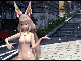 【MMD R-18】 Kimiiro ni Somaru / Xenoblade / Nia