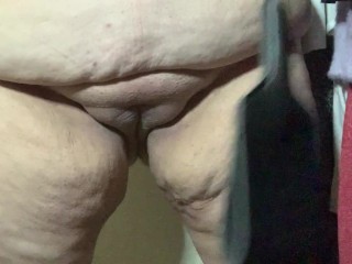 its nightly task spanking its cunt with a crop and then edging