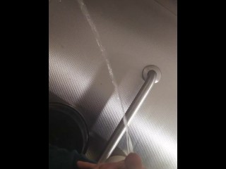 Taking a piss a Walmart