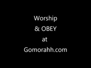 Be Goddess Gomorahh's Human Ashtray POV
