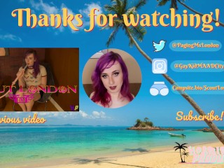 CUTE MOANING PURPLE HAIR EMO TRANS GIRL SUCKS KISSES AND DEEPTHROATS SLOPPY COCK TIL SHE GAGS