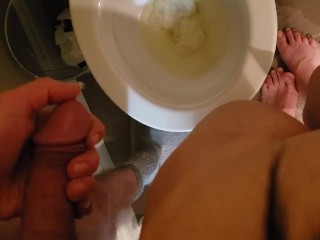 I Love Holding His Cock While He Pees