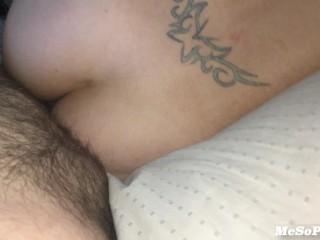 Tinder Date Turns into Sideways Morning Fuck then Dick Worship
