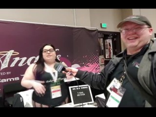 Tisha Daven with Jiggy Jaguar AEE 2019 Interview Las Vegas NV Hard Rock