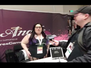 Tisha Daven with Jiggy Jaguar AEE 2019 Interview Las Vegas NV Hard Rock