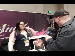 Tisha Daven with Jiggy Jaguar AEE 2019 Interview Las Vegas NV Hard Rock