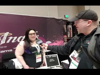 Tisha Daven with Jiggy Jaguar AEE 2019 Interview Las Vegas NV Hard Rock