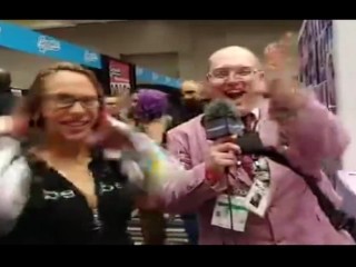 Vicky Vixxx with Jiggy Jaguar AEE 2019 Interview Las Vegas NV Hard Rock