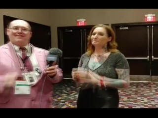 Catherine Rawks with Jiggy Jaguar AEE 2019 Las Vegas NV