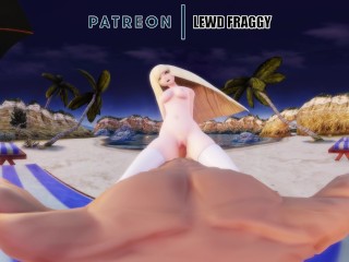 Pokémon - Lusamine Enjoying Her Beach Time [VR UNCESORED HENTAI 4K]