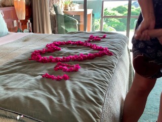 honeymoon bride fucked in paradise island