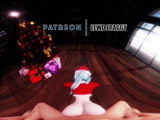 Vocaloid - Xmas Miku Buttjob & FlatIron [UNCENSORED HENTAI VR 4K]