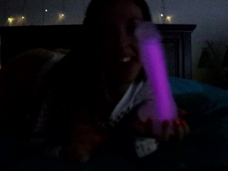 Toy Testing - Glow in the Dark Dildo