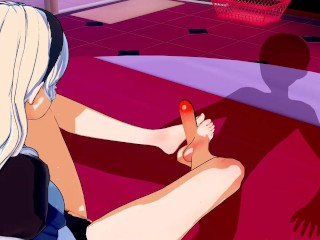 Fire Emblem - Corrin Footjob Hentai