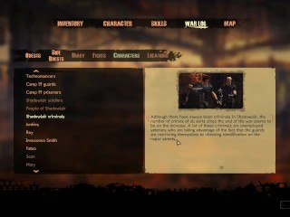 Mars, War Logs, Pt 8 - Two Escaped Convicts Walk Into A Bar...