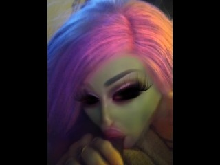 Extraterrestrial head she is outta this world