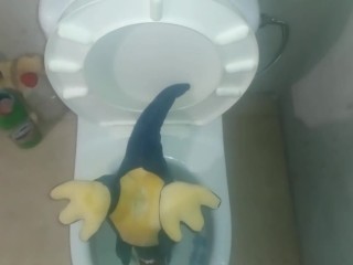 Blue dinosaur t-rex Peeing 2/366