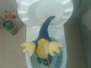 Blue dinosaur t-rex Peeing 2/366