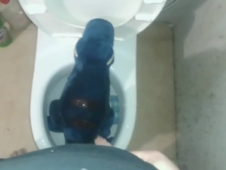 Blue dinosaur t-rex Peeing 3/366