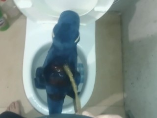 Blue dinosaur t-rex Peeing 3/366
