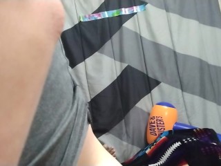 Pregnant Milf Riding Dick and Cumming