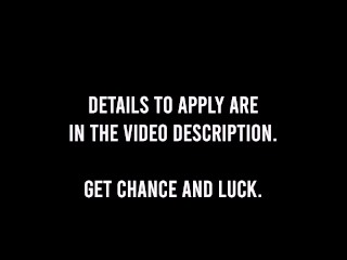 Exclusive casino video - Applications open