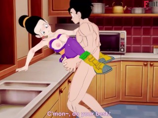 DragonBall ZEX 3 | Part 2 | Chichi get stuck in the kitchen | Watch full 1hr movie on Patreon