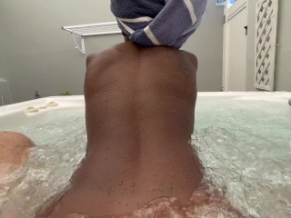 Fucking and playing in jacuzzi