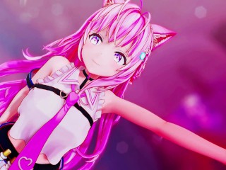 【MMD Hololive】《Hakui Koyori (博衣こより))》~《ジャンキーナイトタウンオーケストラ(すりぃfeat.鏡音レン)》【4k/60fps】