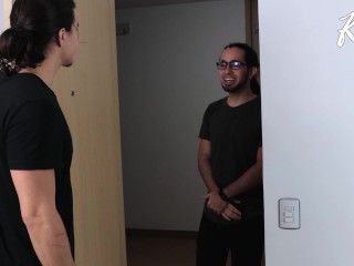 I fuck my boyfriend with my stepbrother at home.