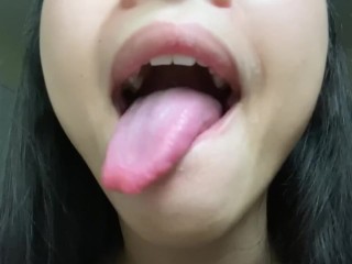 JOI Asian Cum Dumpster Begs For You To Stroke Your Cock And Nut In Her Mouth  | Hinasmooth