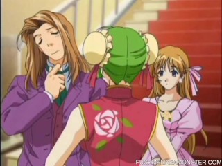 Japanese anime teen fucked in wet pussy