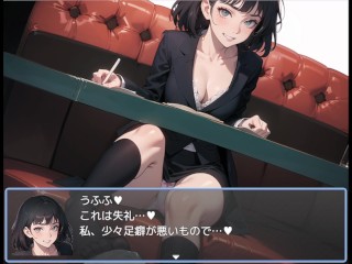 【#10 エロマゾRPG ～悪の組織のドスケベ戦闘員のエッチなセックスに主人公が敗北して射精～ 実況（体験版）】仕事中の巨乳OLの足コキで射精。 .. 【逆転RPG同人誌】エロゲーム